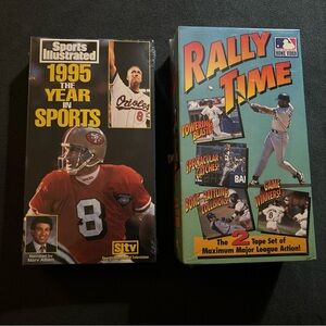 Rally Time (VHS, 1994) MLB Clips Sports Illustrated 1995‎ The Year In Sports VHS